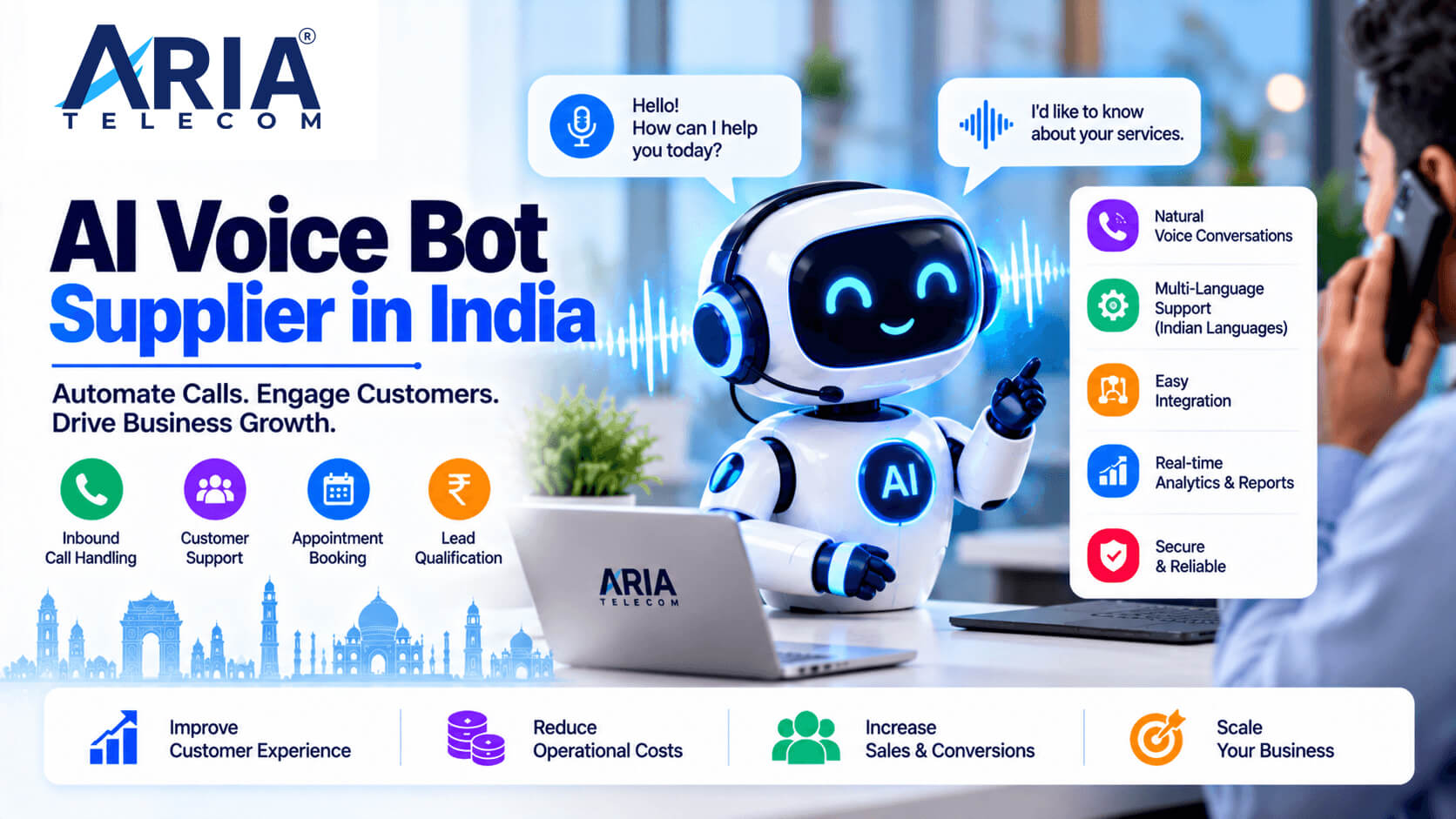 AI Voice Bot Supplier in India