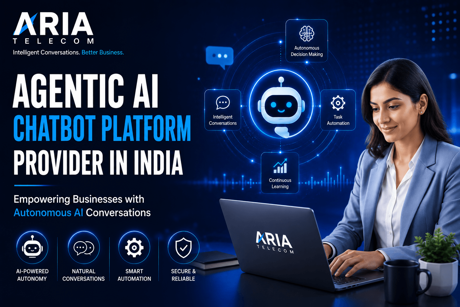 Agentic AI Chatbot Platform Provider in India Empowering Businesses with Autonomous AI Conversations