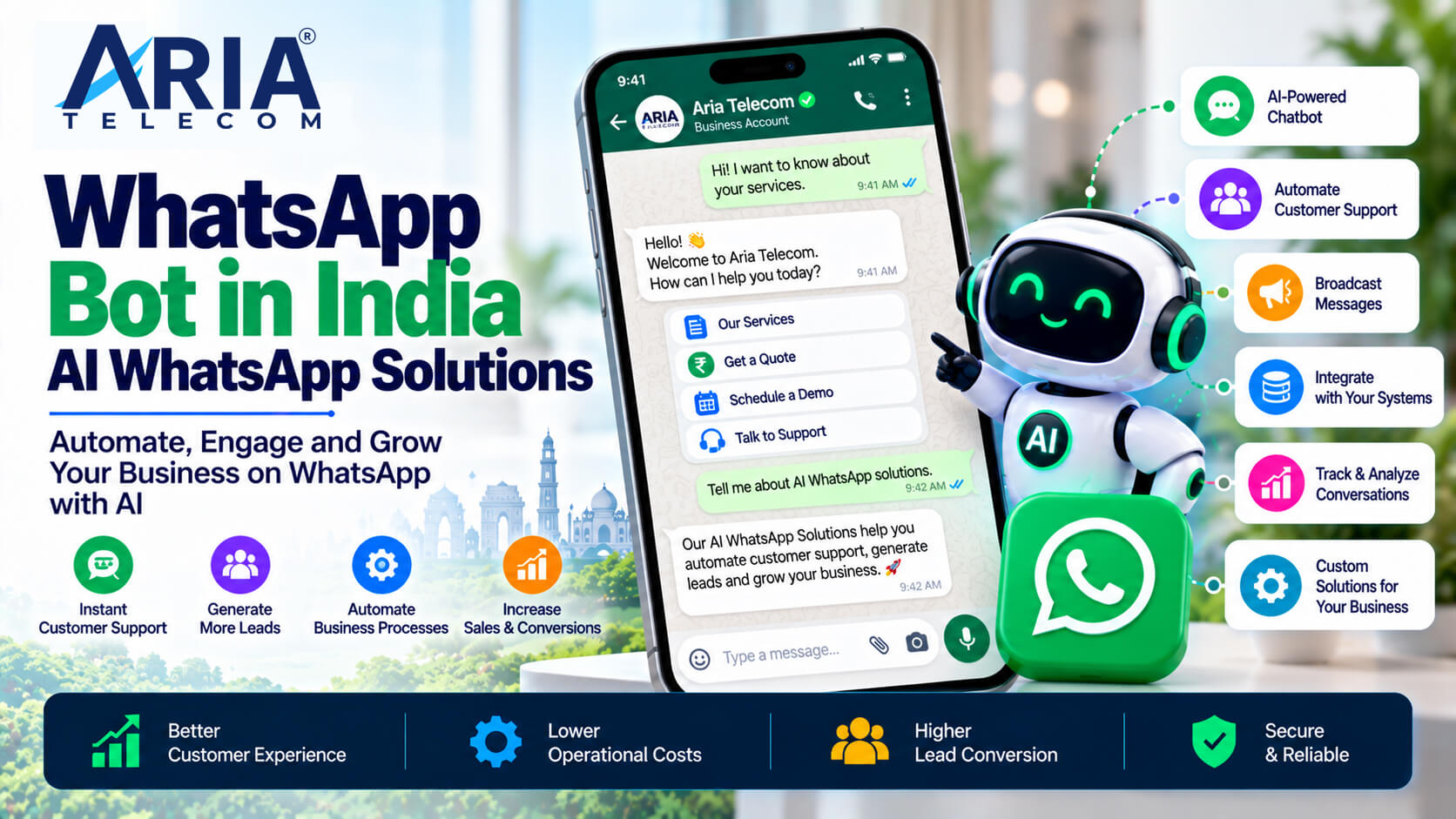 WhatsApp Bot in India AI WhatsApp Solutions